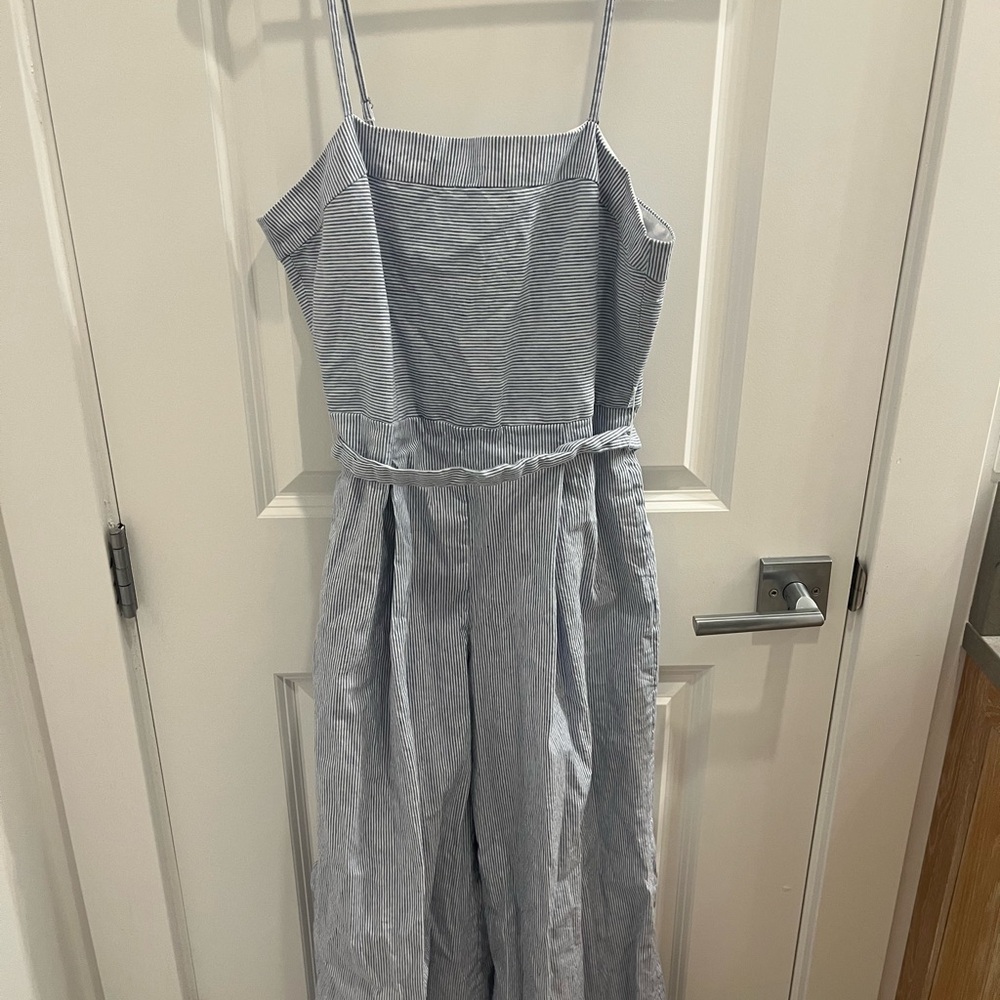 Striped Blue Jumpsuit